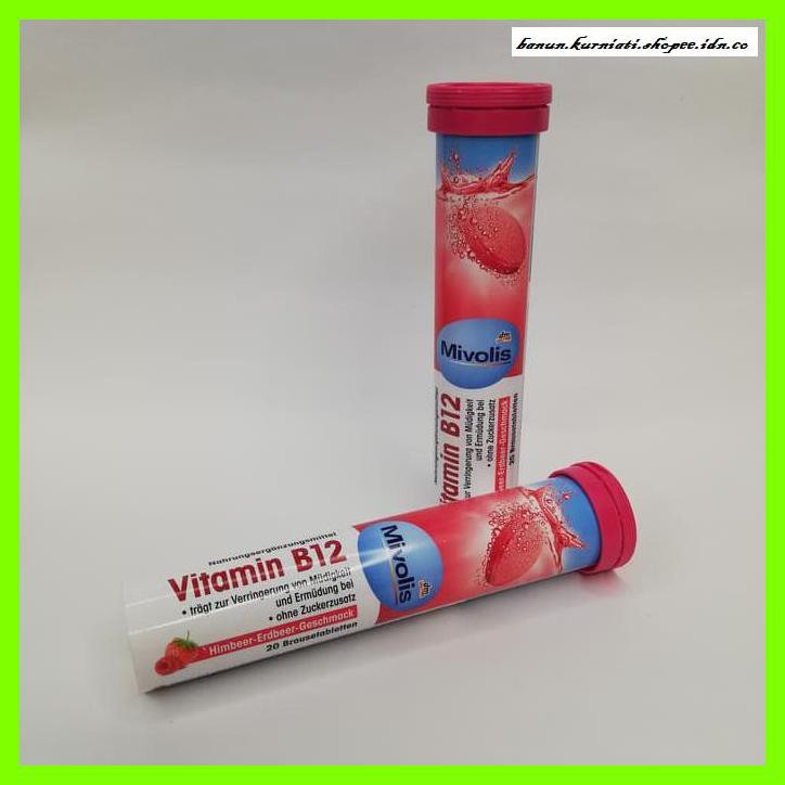 Jual VITAMINB DM MIVOLIS VITAMIN B12 EFFERVESCENT TABLETS 20PCS 90G