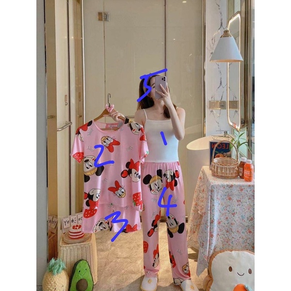 JC- Set Tidur 5in1 Import / Piyama Set Import / Piyama wanita termurah