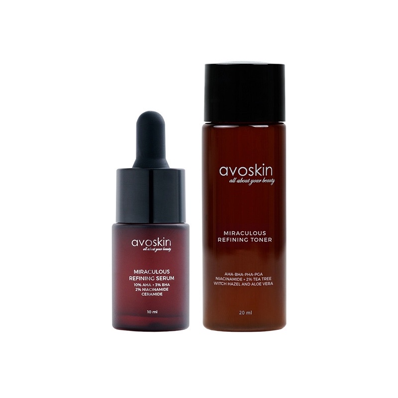 AVOSKIN Miraculous Refining Series Travel Kit (Serum + Toner)