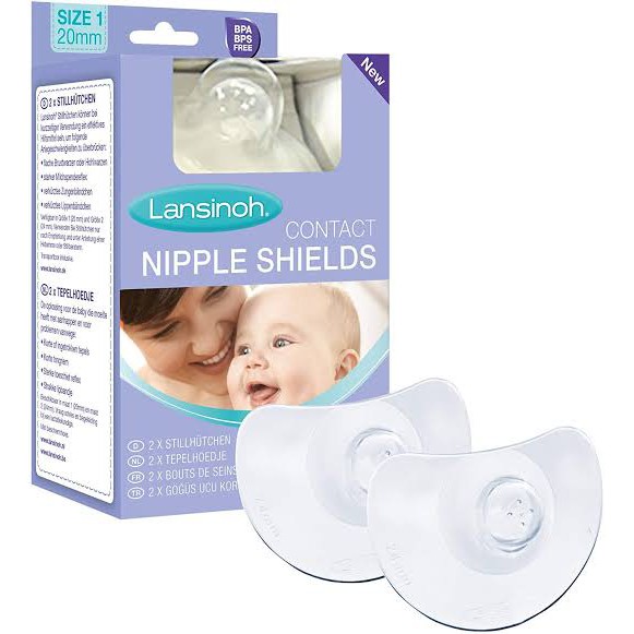 Lansinoh Contact Nipple Shields 20mm &amp; 24mm