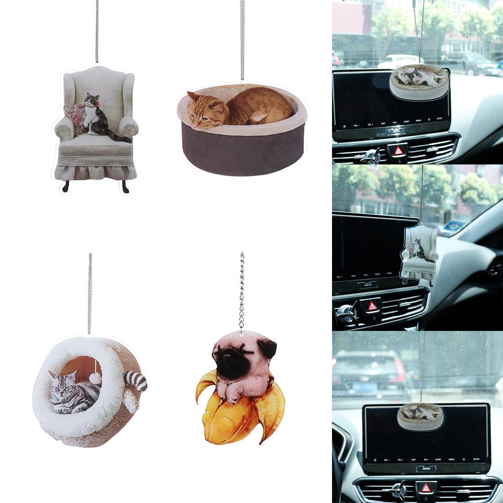 Suyo Liontin Mobil Fashion Lucu Kreatif Kucing Gantungan Kunci