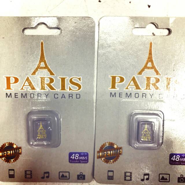 Memory card paris 2gb