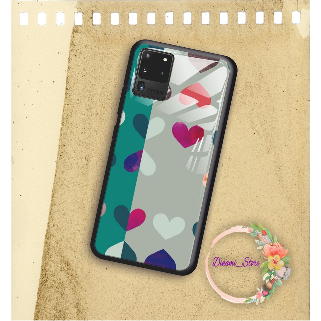 back case glass LOVE  oppo vivo samsung iphone realme all type DST1124