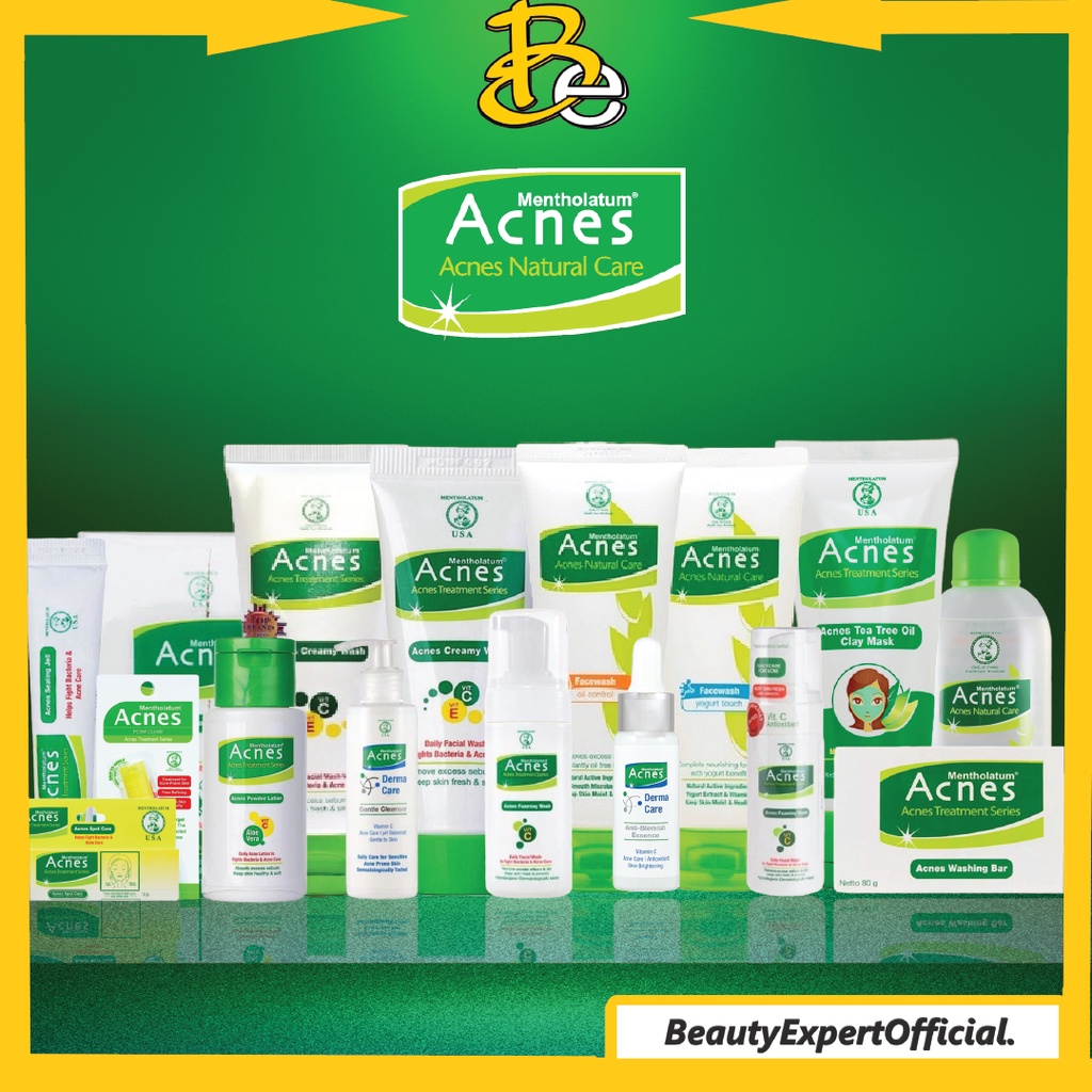 ⭐️ Beauty Expert ⭐️ Acnes Natural Care Acne Treatment ALL VARIANT SERIES - Facial Wash | Face Wash Lotion Cleanser Powder Oil Control Milk cleanser Toner Mask UV Tint Compact Skincare Kosmetik Sunscreen Clay Sheet Sabun Sampo Cuci Muka