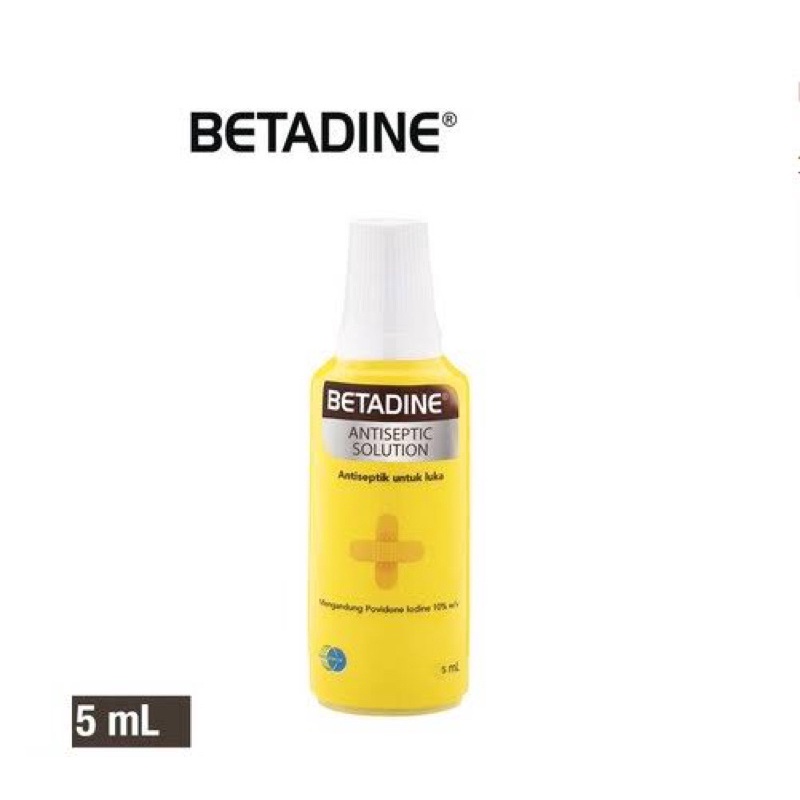 BETADINE SOLUTION 5 ML