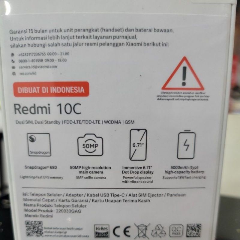 XIAOMI REDMI 10C RAM 4/128GB , 4/64GB GARANSI RESMI XIAOMI INDONESIA-3