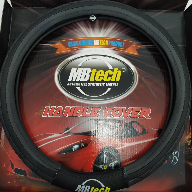 Sarung stir cover stir mobil bahan kulit mbtech