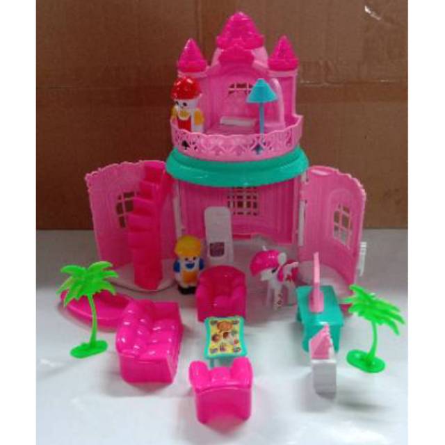 DREAM CASTLE LH 4 / MAINAN ANAK EDUKASI RUMAH RUMAHAN ISTANA MEGAH LUCU