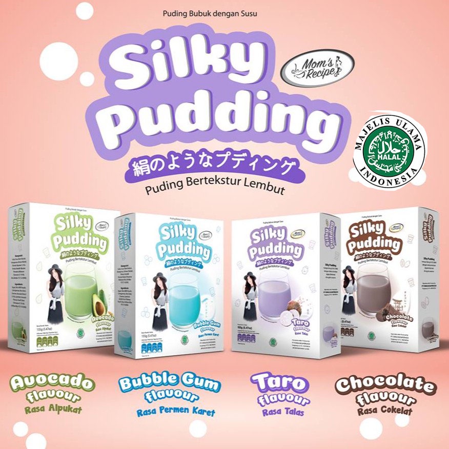 MOM'S RECIPE SILKY PUDDING - MOM'S RECIPE - SILKY PUDDING - NUTRIJELL SILKY PUDDING