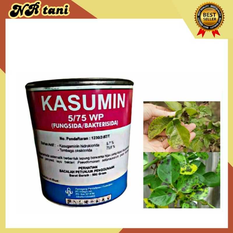 FUNGISIDA KASUMIN/ BAKTERISIDA KASUMIN/ KASUMIN 75 WP/ OBAT LOYO PADA TANAMAN