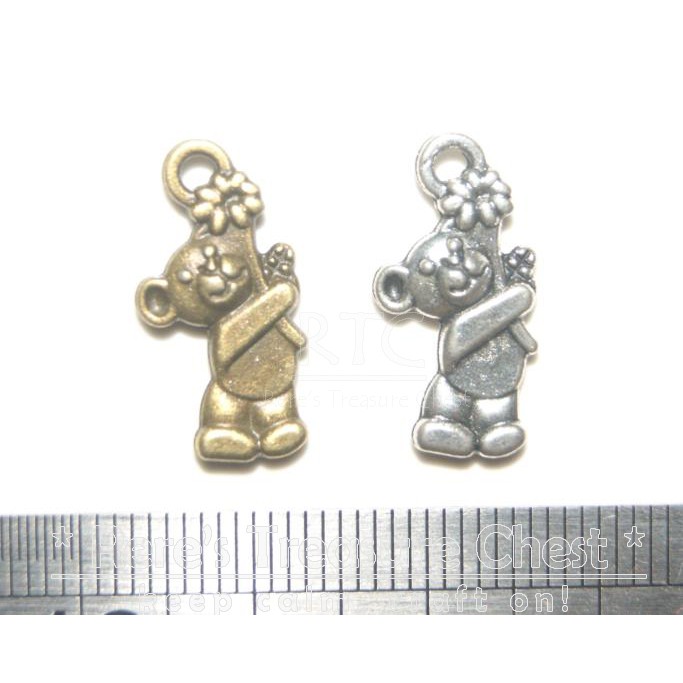 6 PCS Teddy Bear Charm