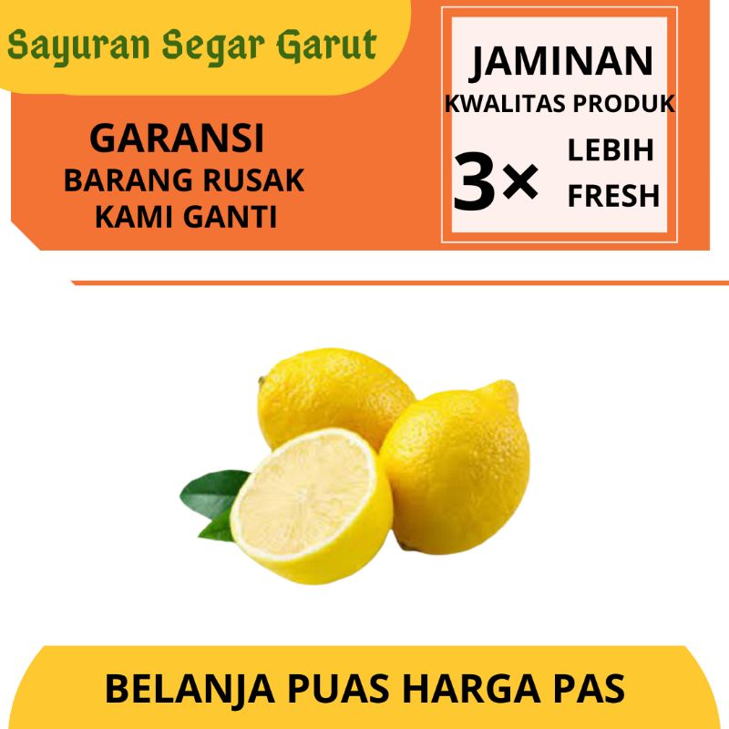 

Lemon Lokal Super Murah 500gr by Sayuran Segar Garut