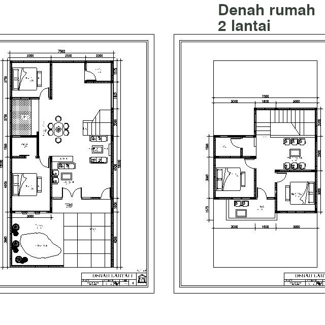 Jasa Gambar Desain Denah Rumah Shopee Indonesia