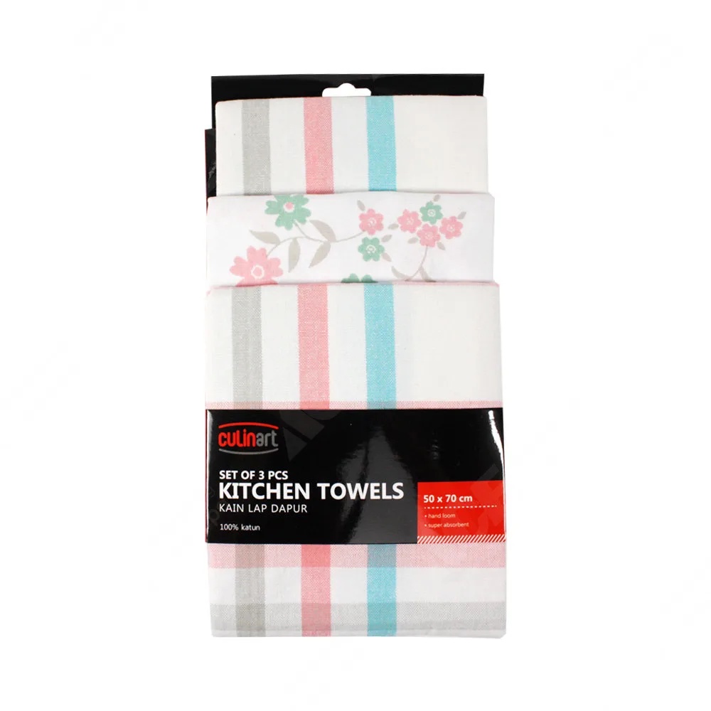 ACE Arthome Set 3 Pcs Lap Dapur Katun Popy