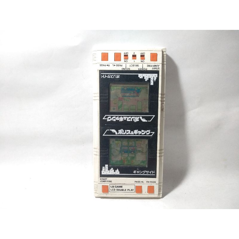 Game Watch Gimbot Gamebot LSI LCD Double Play Japan Japanese Police Cop Polisi Gang Gank Jepang Rare