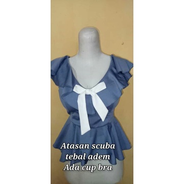 Atasan scuba preloved