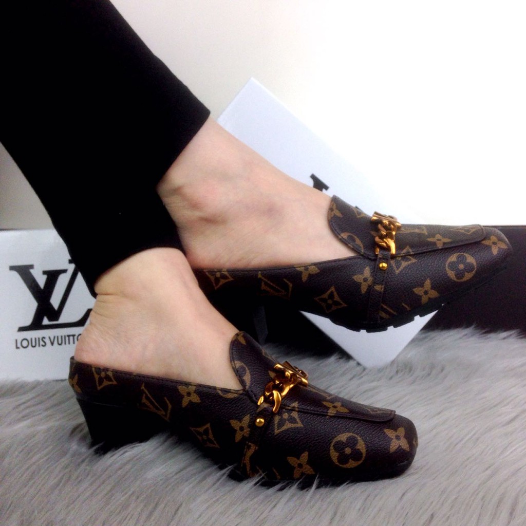 LV LOUIS VUITTON #675-36 / SEPATU HEELS WANITA