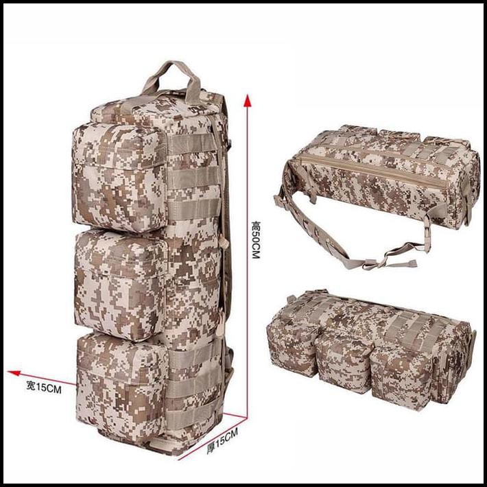 EKSKLUSIF TAS RANSEL SINGLE PACK TAS SELEMPANG TAS PINGGANG ARMY MILITER BRIMOB