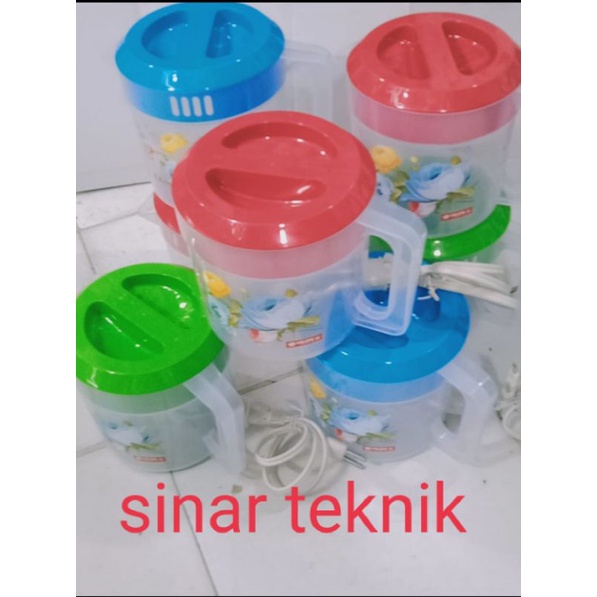 TEKO LISTRIK PLASTIK LION STAR 1,5 Liter/SNI