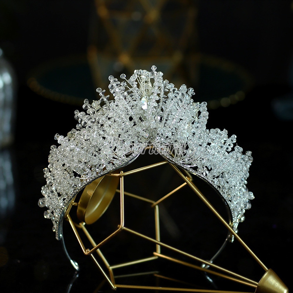 Mahkota Berlian Imitasi Gaya Eropa Dan Amerika Untuk Pengantin