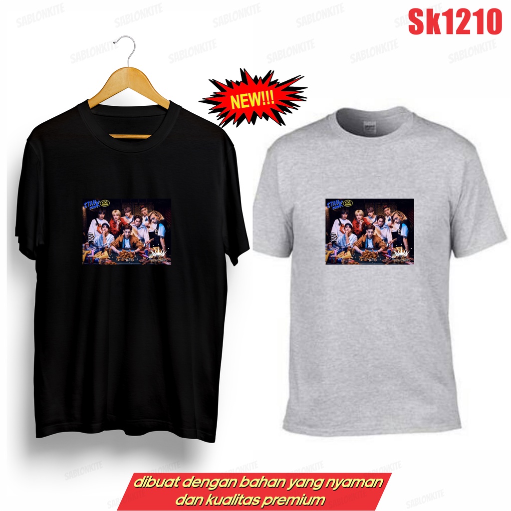 MURAH!!! KAOS STRAYKIDS FOTO STAY WEEK SK1210 UNISEX COMBED 30S