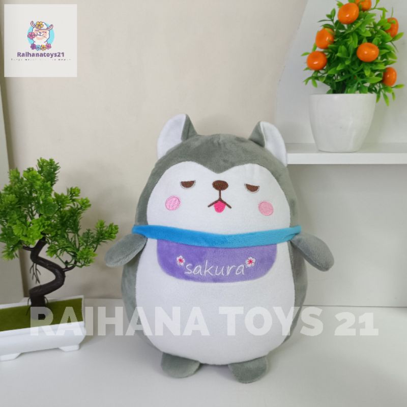 Boneka Lucu Sakura Shiba Inu Mainan Cute Plush Toy Mainan Mewah Lembut Perempuan Anak