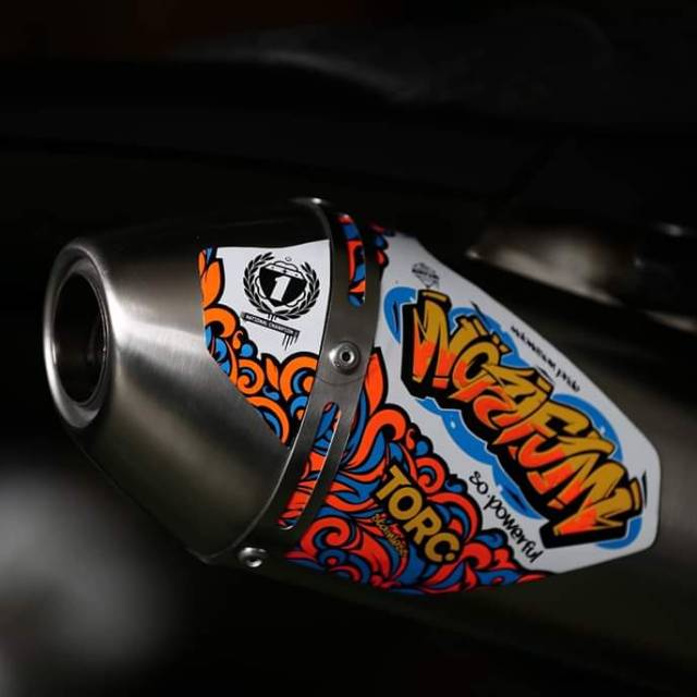 KNALPOT NORIFUMI TORC GRAFITI KLX DTRACKER 150
