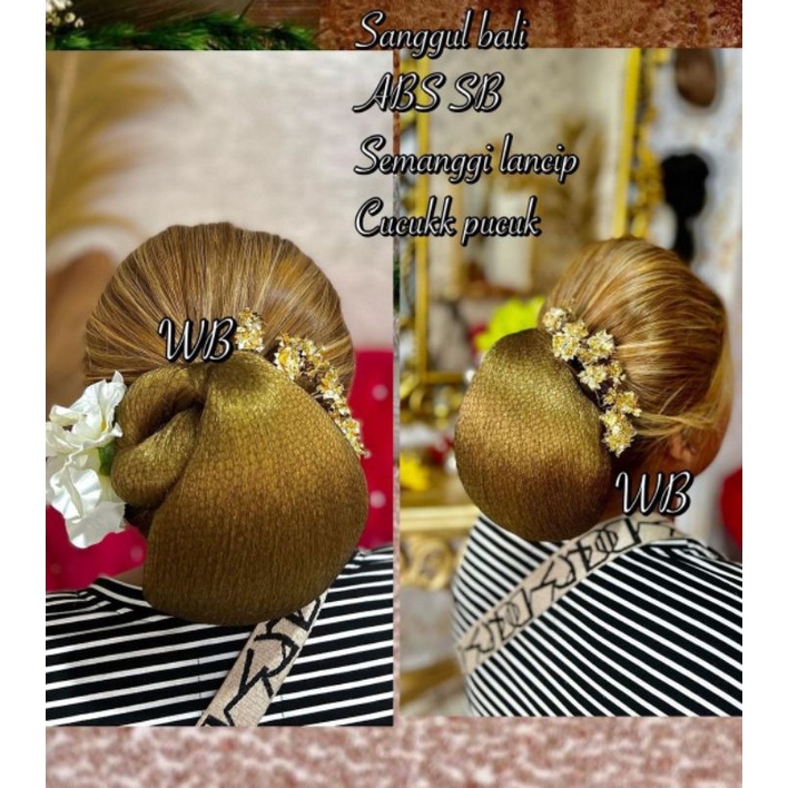 SANGGUL BALI PREMIUM warna bisa request sanggul bali premium / sanggul bali ringan / sanggul rejang 