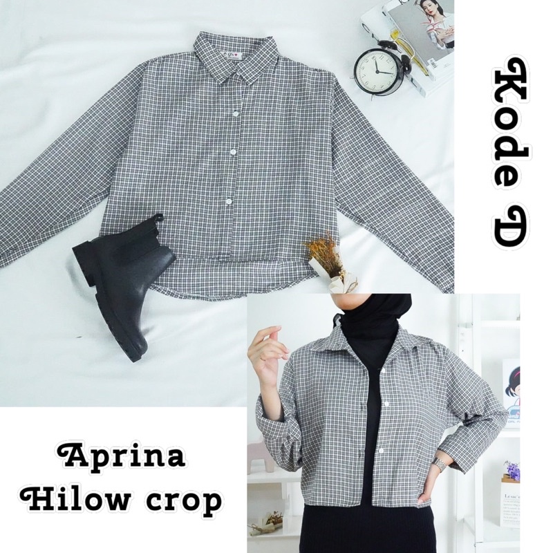 GFS LT APRINA HILOW CROP SHIRT