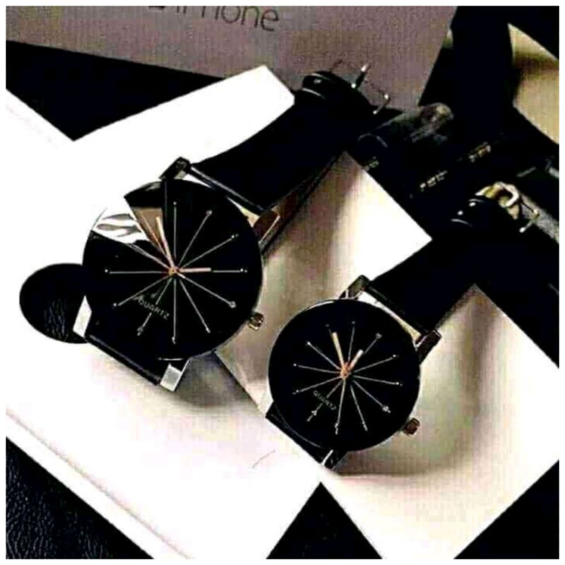 Original Jam Tangan Couple Quartz Analog Mewah/Jam tangan pria & wanita. Premium Kekinian