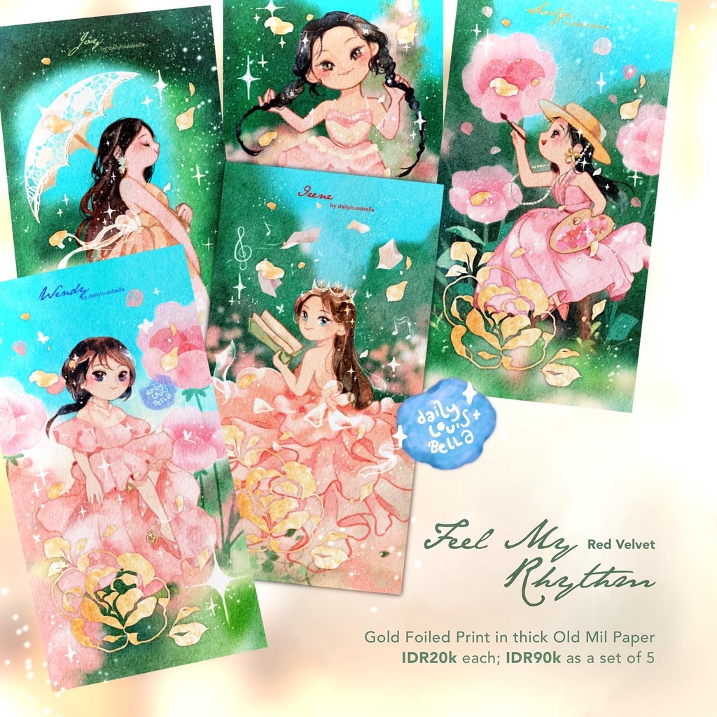 

Red Velvet Feel My Rhythm Inspired Sticker and Art Print