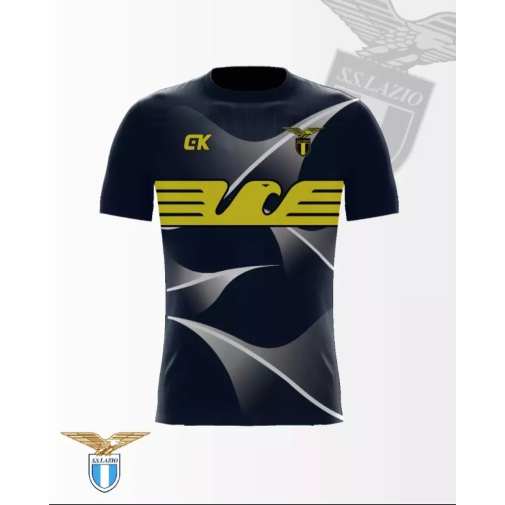 COD (BAYAR DITEMPAT) JERSEY LAZIO//KAOS BOLA LAZIO//ATASAN FUTSAL //JERSEY PRINTING MURAH