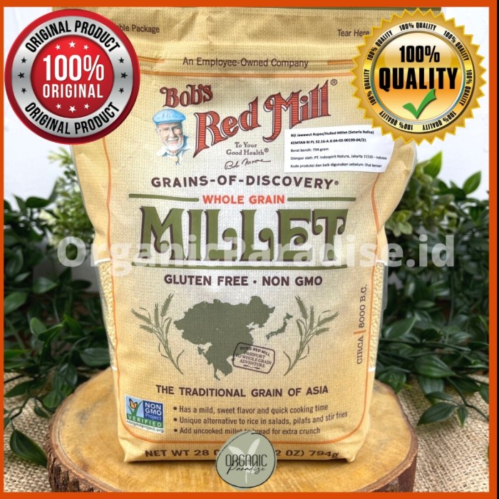 

Bob's Red Mill Millet Gluten Free NON GMO 794 gr
