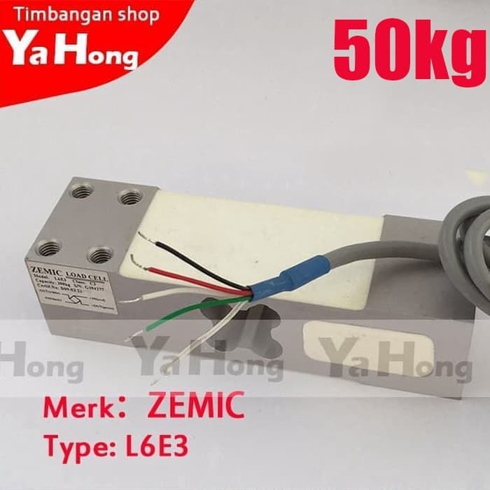 Load Cell Sensor Berat Timbangan Digital Loadcell ZEMIC L6E3 50kg