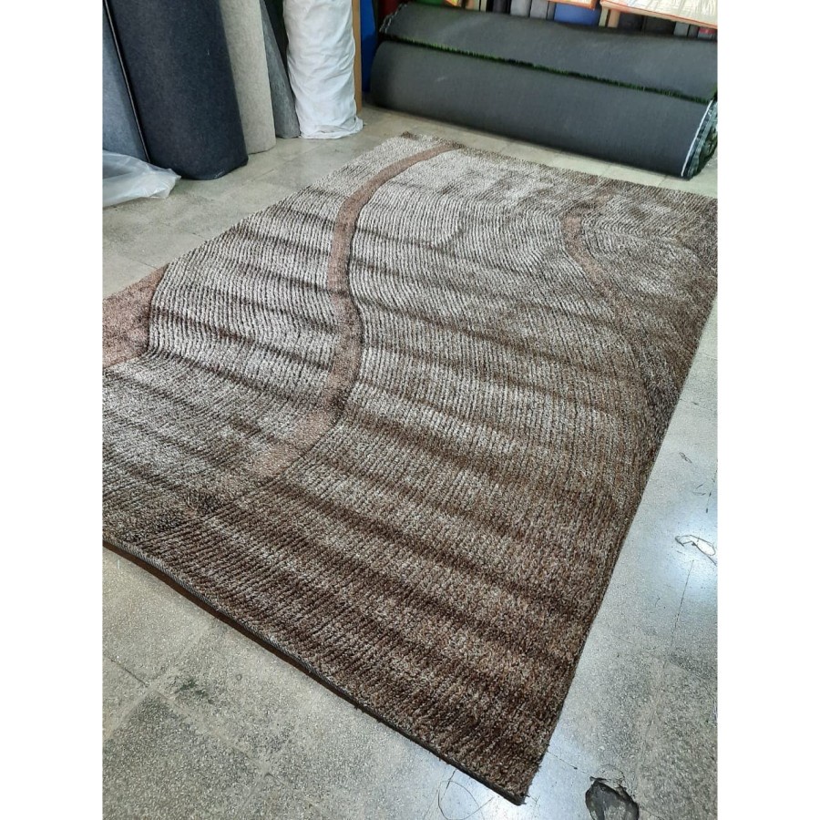 KARPET BULU ALICE SHAGGY 4D RUG Uk. 200x300 - Brown-1