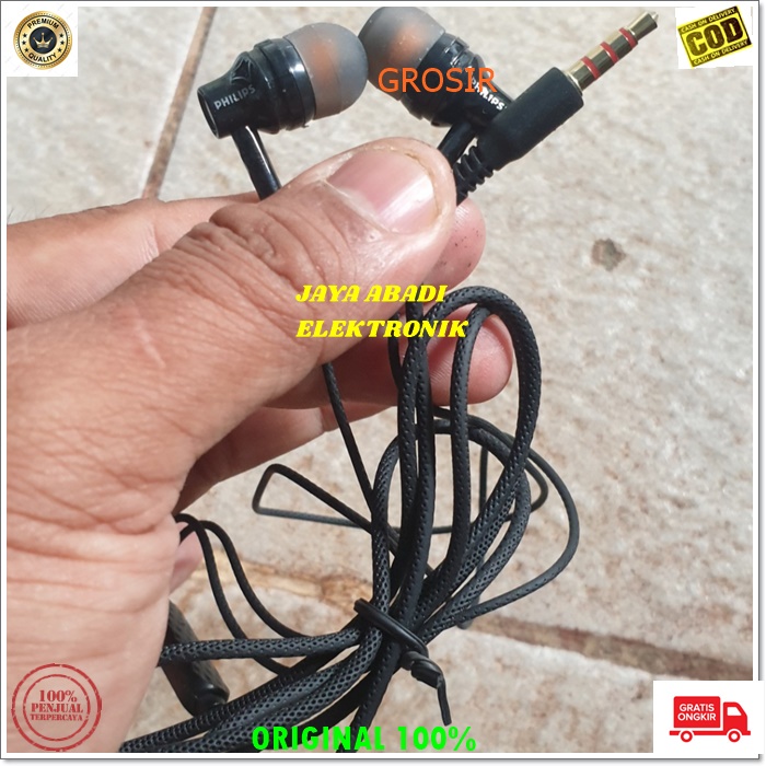 J290 PHILIPS 4D HEADSET HANDPHONE KABEL JACK 3.5MM IN EAR KARET TEBAL HANDSFREE STEREO DOBEL BASS SUPER EARPOD HEADSET HANDSFREE HEADPHONE EARPHONE MUSIC VOKAL AUDIO SOUND EARPOD KARAOKE MEGA BAS HIFI earpod hf cable kabel earphone musik telpon smule