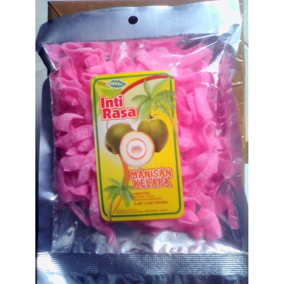 

Manisan Kelapa /Jai Si / Kelapa Serut Pink