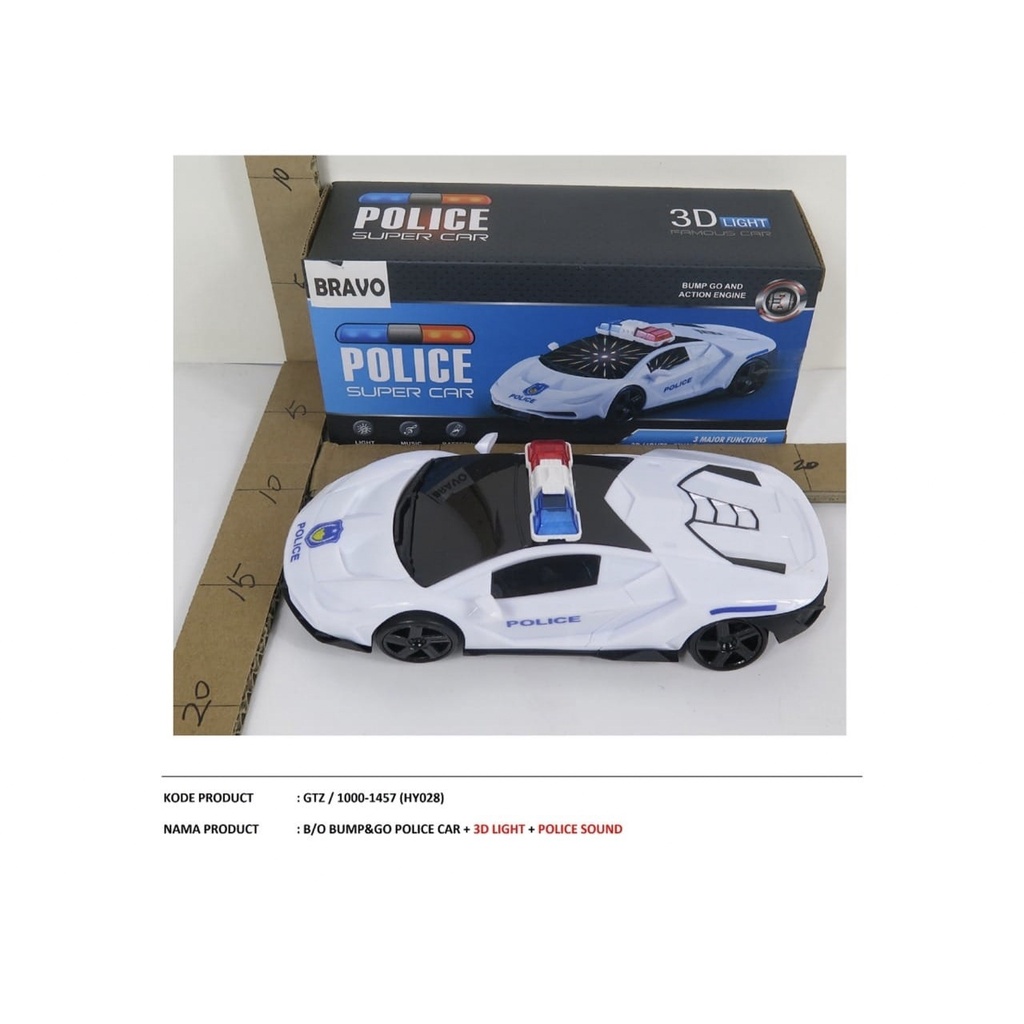 MAINAN MOBIL  LAMBORGHINI POLISI BO / HY028