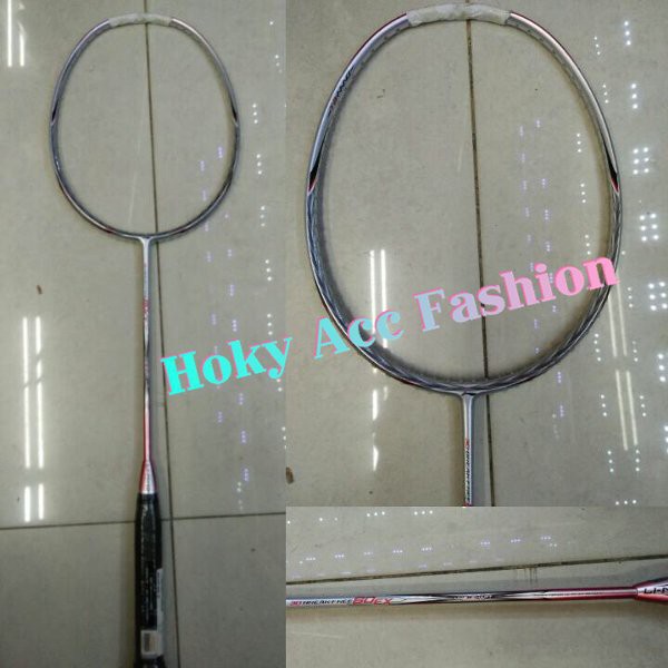 Raket Badminton Lining 3D Break-Free 80EX Silver - Original BO1318 CN BAT