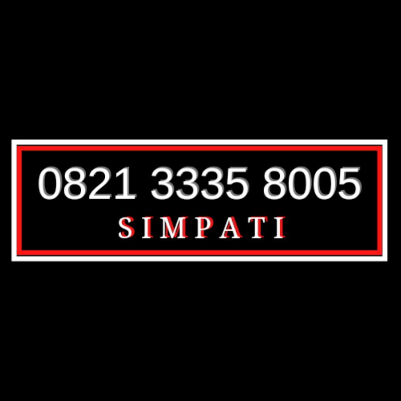 Nomor cantik telkomsel simpati tripel BOOS dan JOOS -- 333x 8005 7005