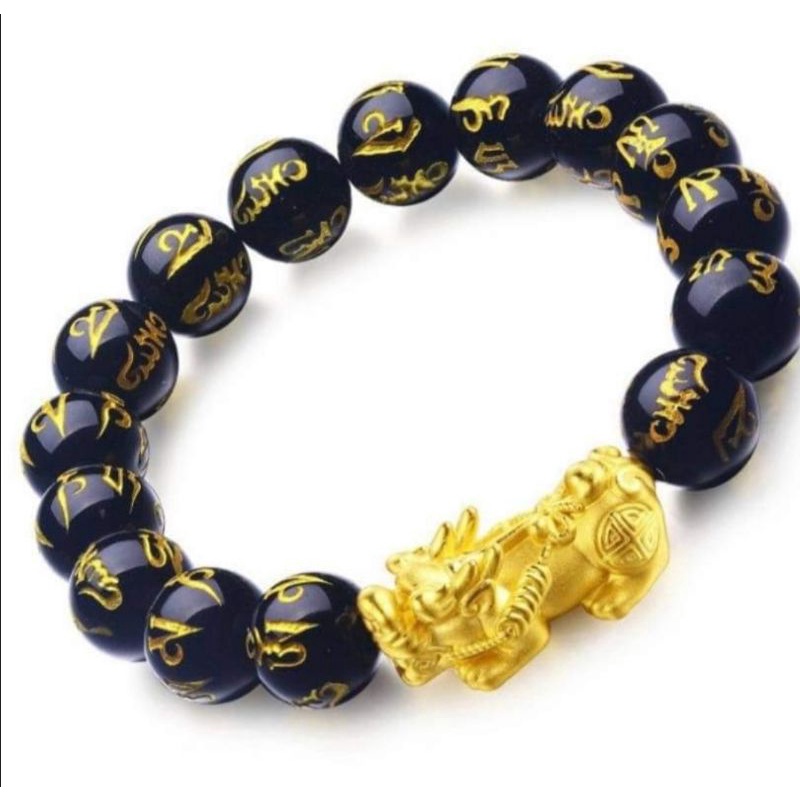 GELANG GIOK UKIR GELANG PIXIU HOKI ASLI.