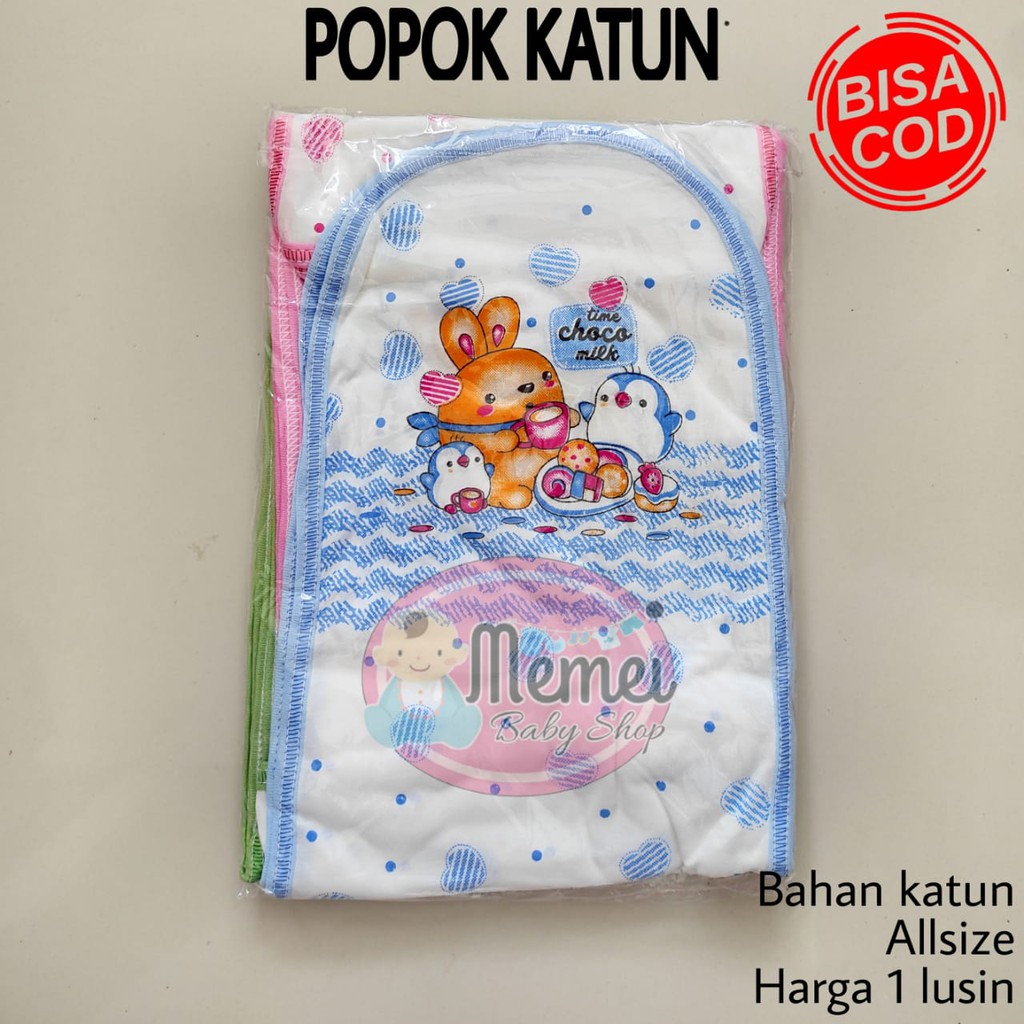 1 LUSIN (12 pcs) Popok bayi KATUN halus lembut berkulitas