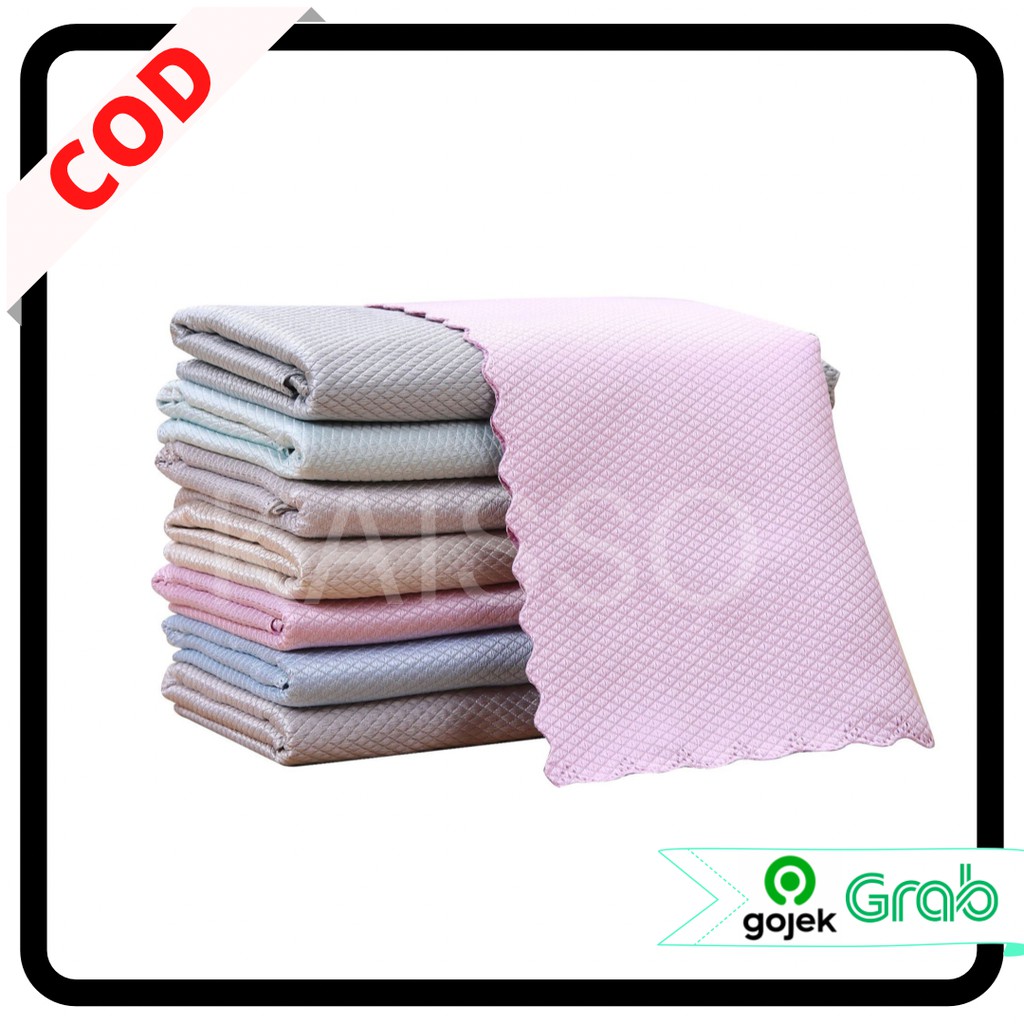 KAISSO - KAIN LAP MICROFIBER SERBET DAPUR LAP MICROFIBER KAIN LAP KAIN MICROFIBER LAP DAPUR