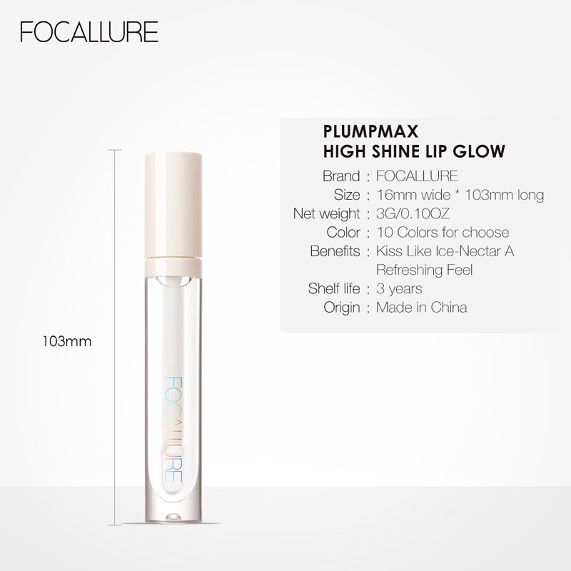 FOCALLURE PLUMP HIGH SHINE LIP GLOW FA153