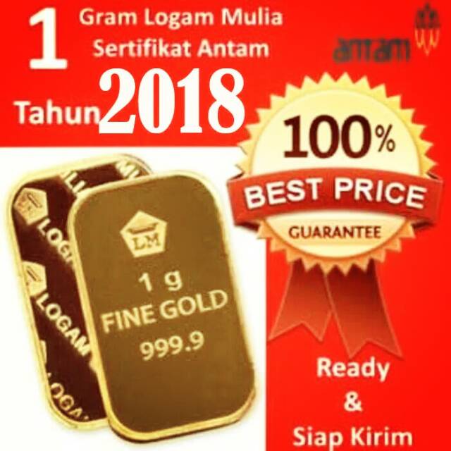 LM Antam 1 gr sertifikat 2018