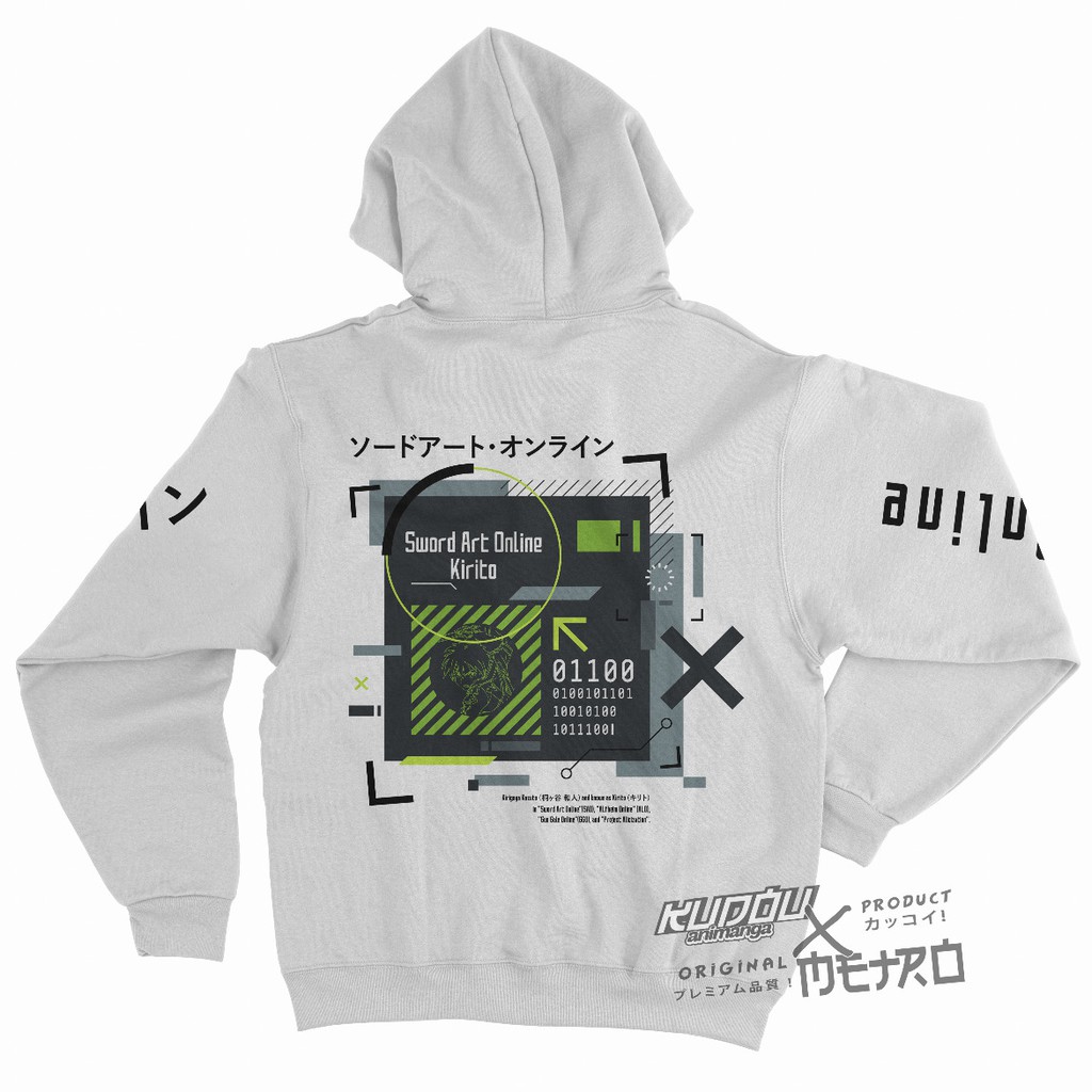 Hoodie SAO Kirito Anime Manga Sword Art Online