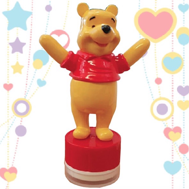 

Custom stamp / stempel nama karakter Pooh