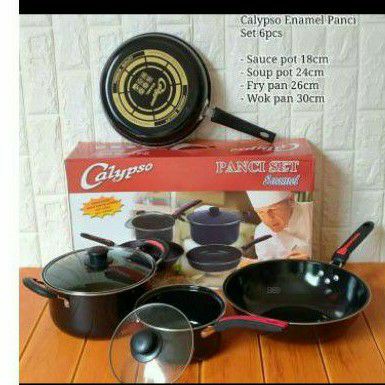 Teflon set anti lengket/panci set/anti lengket murah merk calypso
