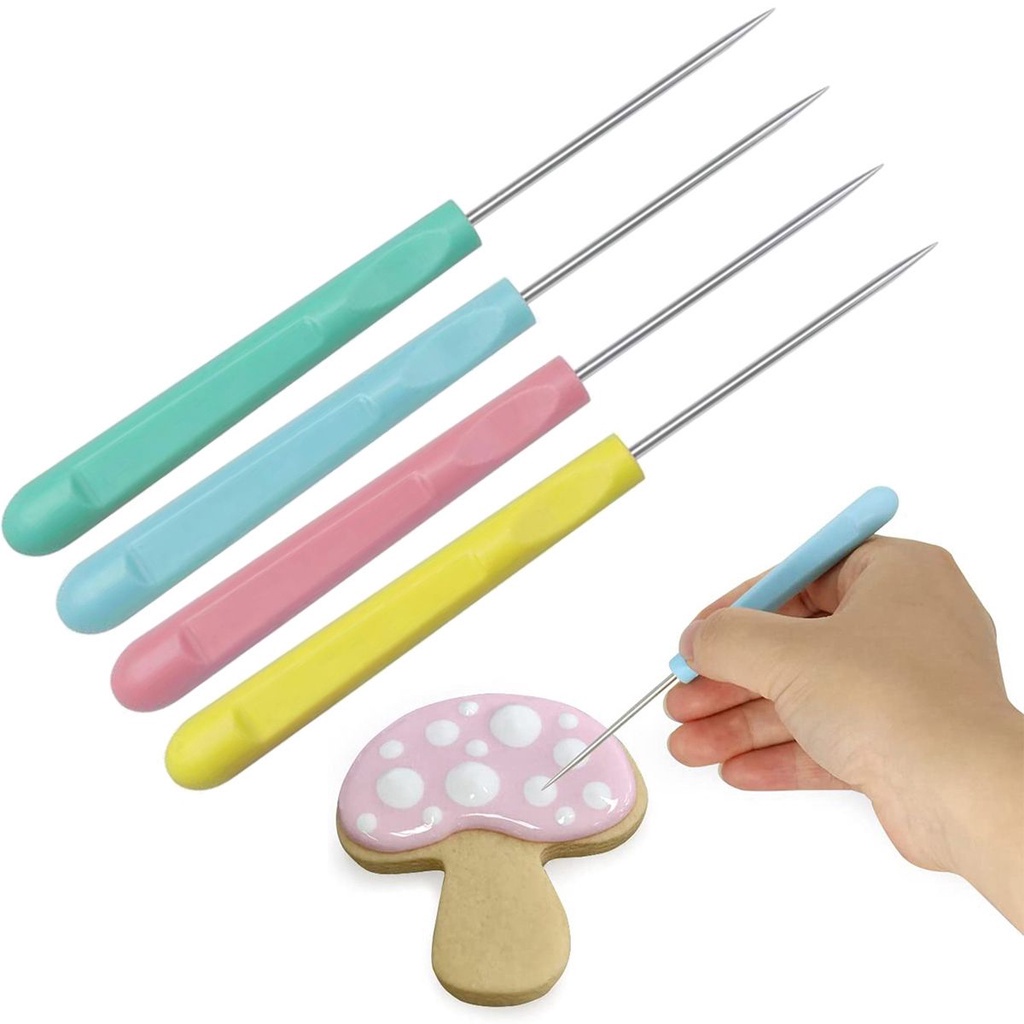 REBUY Cookie Sugar Stir Needle Baking Modelling Tool Scriber Biscuit Cute Cake Decorating Kitchen Sewing Supplies Icing Pin