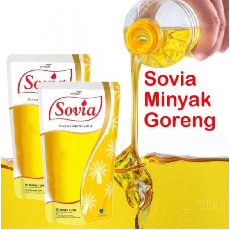 

minyak goreng Sovia 1 liter ready